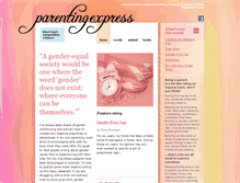 Tablet Screenshot of parentingexpress.com
